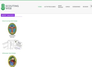 How scoutingweb.com looks like on a tablet such as an iPad.