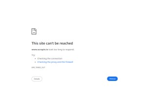 How scrapin.io looks like on a tablet such as an iPad.