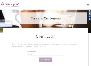 How scs-data.com looks like on a tablet such as an iPad.