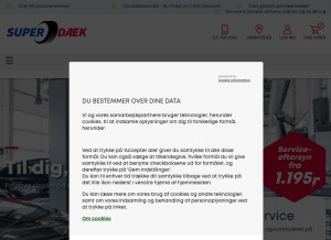 How sds.dk looks like on a tablet such as an iPad.
