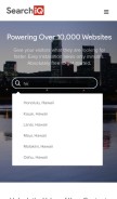 How searchiq.co looks like on a mobile device such as an iPhone.