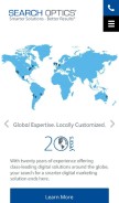 How searchoptics.net looks like on a mobile device such as an iPhone.