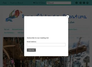 How seathingsventura.com looks like on a tablet such as an iPad.
