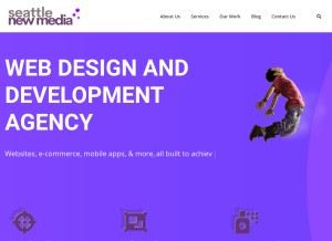 How seattlenewmedia.com looks like on a tablet such as an iPad.