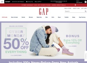 How secure-gap.com looks like on a tablet such as an iPad.