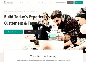 How securedurl.com looks like on a tablet such as an iPad.