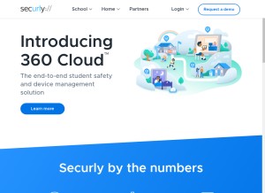 How securly.com looks like on a tablet such as an iPad.