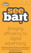 How seebait.com looks like on a mobile device such as an iPhone.