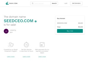 How seedceo.com looks like on a tablet such as an iPad.