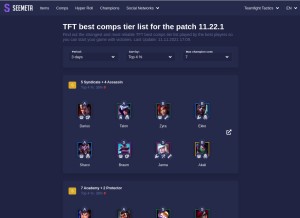 How seemeta.com looks like on a tablet such as an iPad.