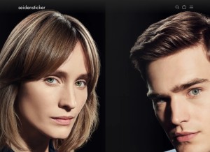 How seidensticker.com looks like on a tablet such as an iPad.