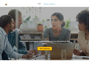 How selecthub.com looks like on a tablet such as an iPad.