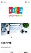 How sellueverything.com looks like on a mobile device such as an iPhone.