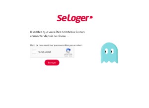 How selogerneuf.com looks like on a tablet such as an iPad.