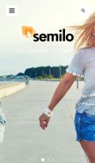 How semilo.com looks like on a mobile device such as an iPhone.