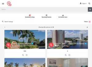 How seniorchecklist.com looks like on a tablet such as an iPad.