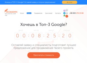 How seo-akademiya.com looks like on a tablet such as an iPad.