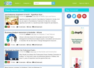 How seo-links.xyz looks like on a tablet such as an iPad.
