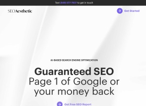 How seoaesthetic.com looks like on a tablet such as an iPad.