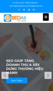 How seoalt.net looks like on a mobile device such as an iPhone.
