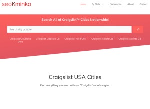 How seokminko.com looks like on a tablet such as an iPad.