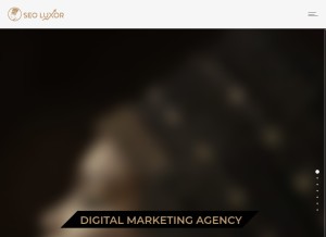 How seoluxor.com looks like on a tablet such as an iPad.