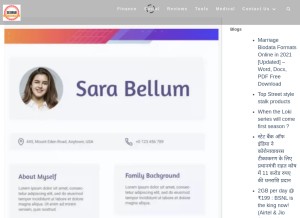 How seorub.com looks like on a tablet such as an iPad.