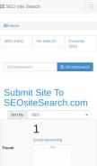 How seositesearch.com looks like on a mobile device such as an iPhone.