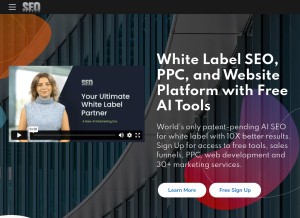 How seovendor.co looks like on a tablet such as an iPad.
