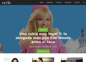 How serie.today looks like on a tablet such as an iPad.