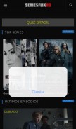 How seriesflixhd.com looks like on a mobile device such as an iPhone.