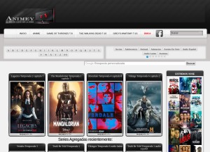 How seriesytv.tv looks like on a tablet such as an iPad.