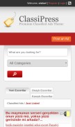 How seriilanservisi.net looks like on a mobile device such as an iPhone.