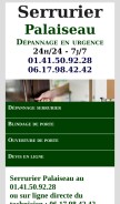 How serrurier-palaiseau-91120.fr looks like on a mobile device such as an iPhone.