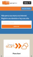 How serverdo.in looks like on a mobile device such as an iPhone.