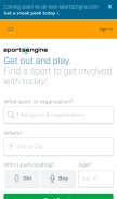 How sestage.us looks like on a mobile device such as an iPhone.