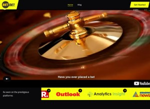 How setbet.club looks like on a tablet such as an iPad.