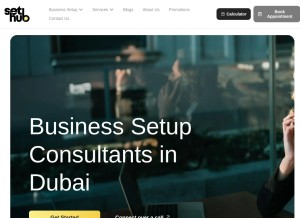 How sethub.ae looks like on a tablet such as an iPad.