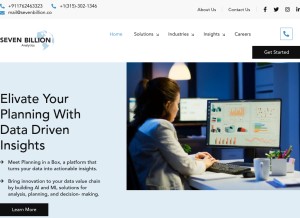 How sevenbillion.co looks like on a tablet such as an iPad.