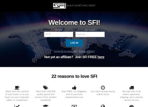 How sfimg.com looks like on a tablet such as an iPad.