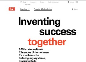 How sfsservices.biz looks like on a tablet such as an iPad.