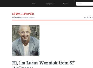 How sfwallpaper.com looks like on a tablet such as an iPad.