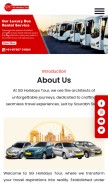 How sgholidaystour.com looks like on a mobile device such as an iPhone.