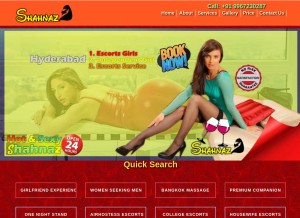 How shahnazraza.com looks like on a tablet such as an iPad.