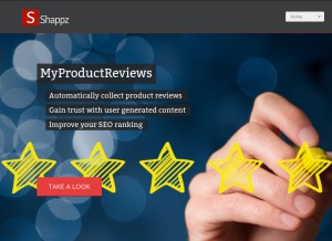 How shappz.com looks like on a tablet such as an iPad.