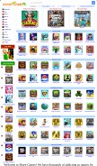 How share-games.com looks like on a mobile device such as an iPhone.