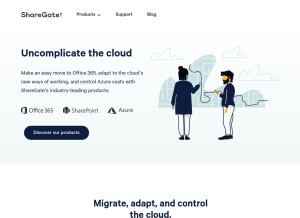How share-gate.com looks like on a tablet such as an iPad.