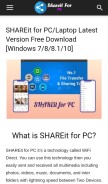 How shareitforpc.cc looks like on a mobile device such as an iPhone.