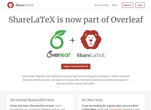 How sharelatex.com looks like on a tablet such as an iPad.
