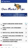 How sharemarket.org.in looks like on a mobile device such as an iPhone.